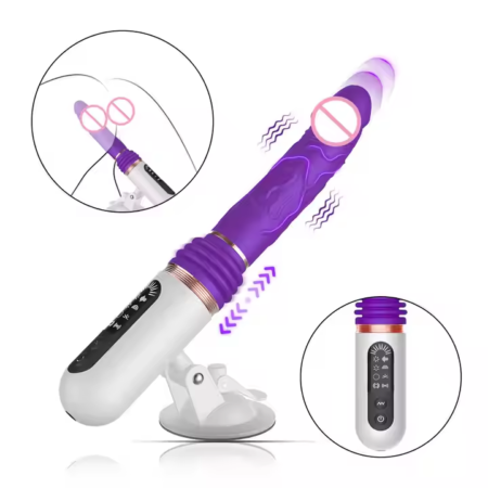 Automatic Telescopic Sex Machine G-Spot Vibrator