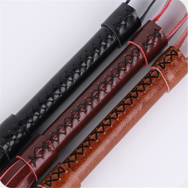 BDSM Sex Leather Spanking Whip - Image 3