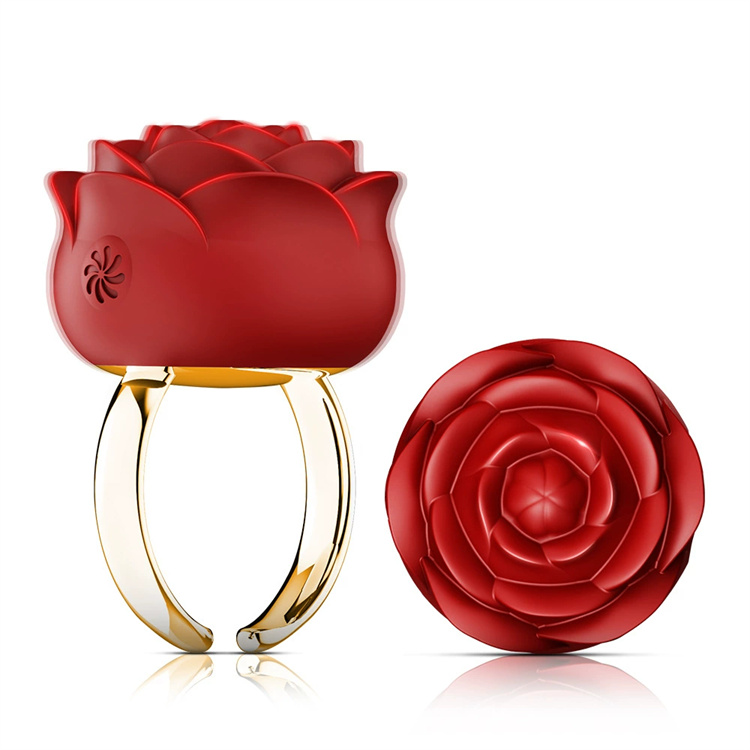 Mini Wearable Rose Finger Ring Vibrator - Image 5