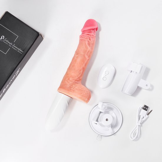 Realistic Thrusting Sex Machine Dildo - Image 4