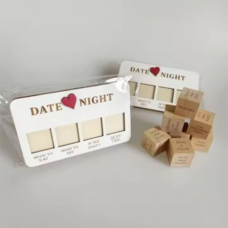 Wooden Dice Date Night Dice for Couples