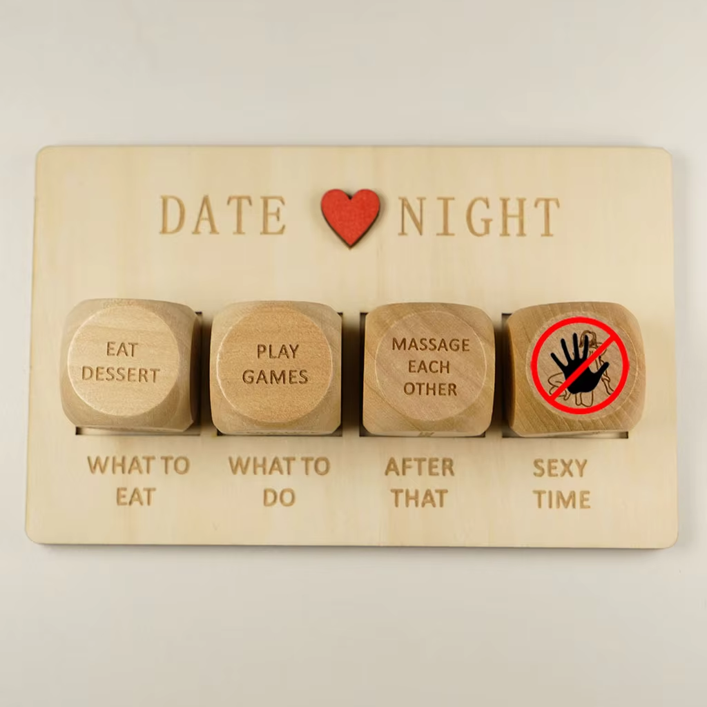 Wooden Dice Date Night Dice for Couples - Image 5