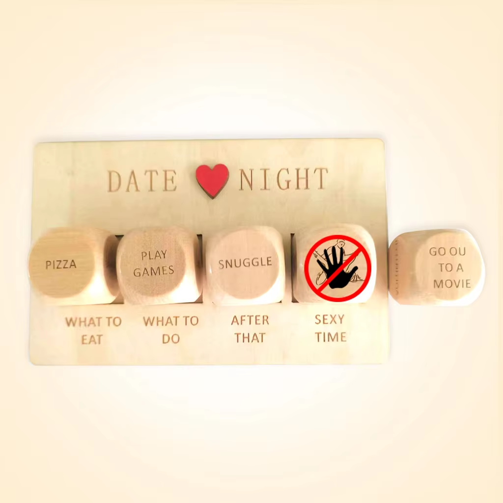 Wooden Dice Date Night Dice for Couples - Image 6