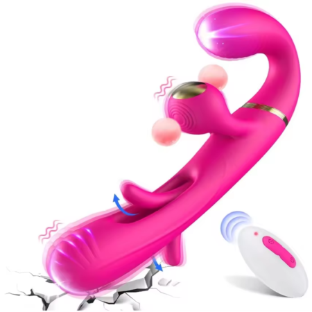 Strapless Strap-On Dildo Vibrator