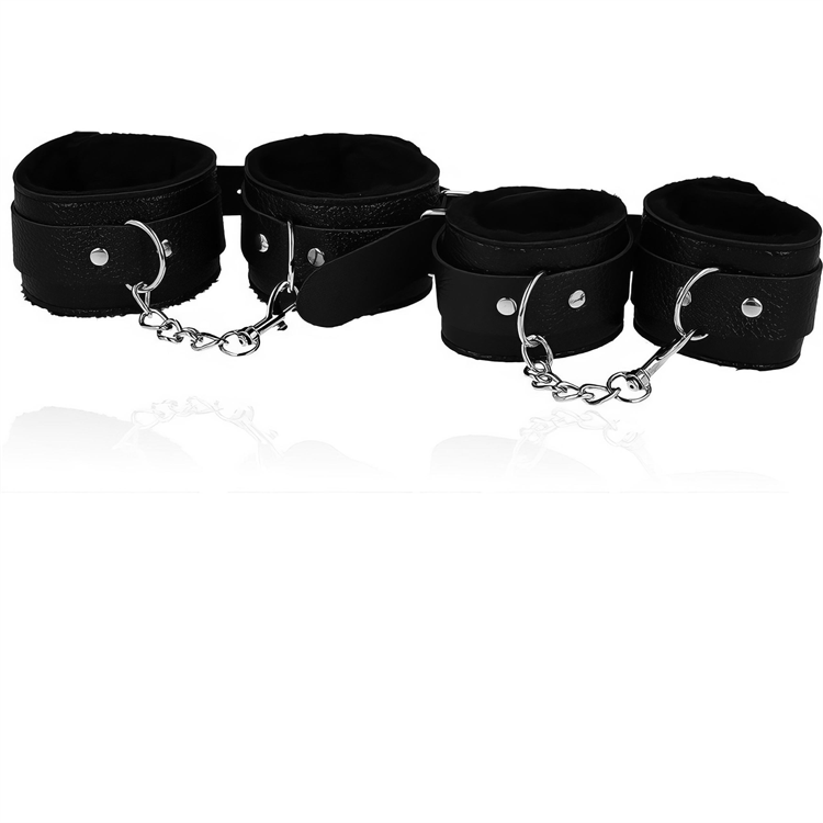7-Piece PU Leather Bondage SM Set for Couples - Image 3