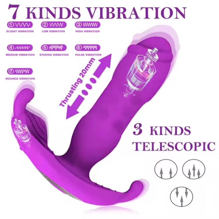 Bluetooth APP Remote Control Female Vibrating Panties - Image 3