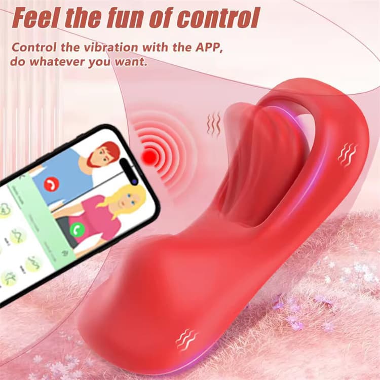 APP Remote Control Wearable Tongue Vibrator - Image 3