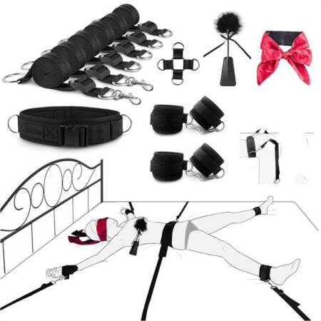 Bondage Bed Restraints Set Sex Toys For Couples