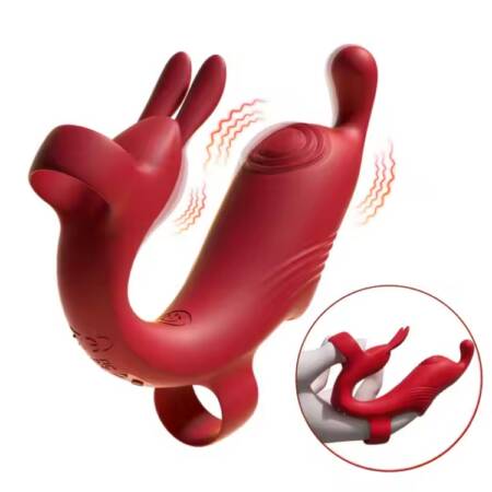 Double-Head Clitoral Finger Wear Vibrator