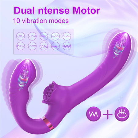 Unisex Clitoral Stimulator Vibrating Massager Dual-Vibration