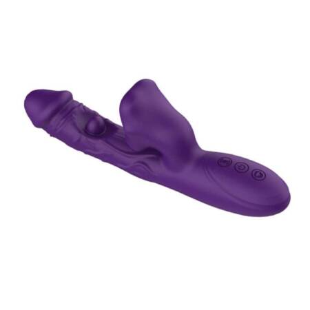 G-Spot Rabbit Vibrator with Clitoral Licking