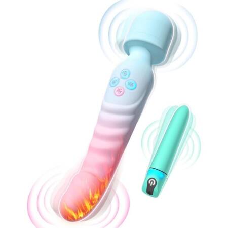 Mini AV Vibrator Wand & Bullet Vibrator Set