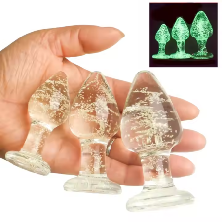 Luminous Acrylic Glass  Anal Butt Plug