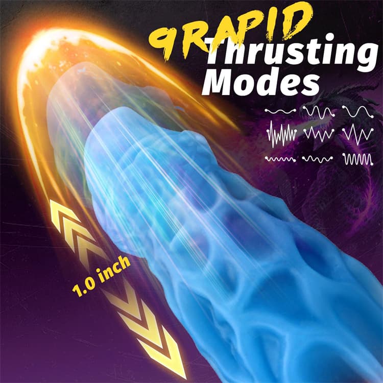 Huge Monster Thrusting Dildo Luminous Dog Knot Dildos - Image 4