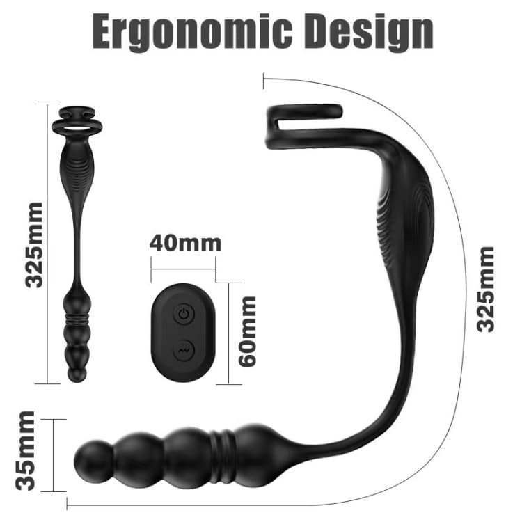 Wireless Remote Control Modes 3 in 1 Prostate Testicles Stimulator - Image 5