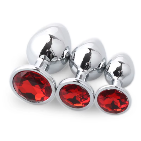 Metal Stainless Anal Plug Set