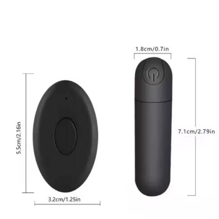 Black Panty With Mini Bullet Vibrator