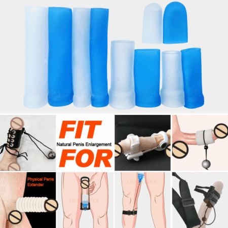 4-Size Silicone Vacuum Pump Sleeves