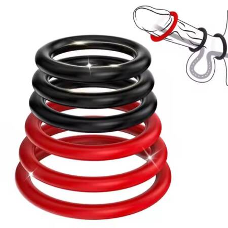 Solid Locking Penile Ring Set for Men