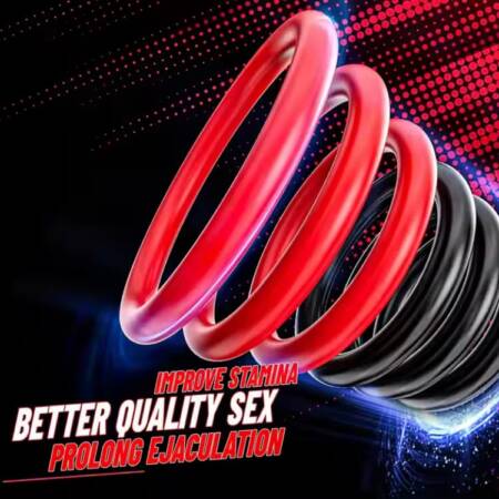 Solid Locking Penile Ring Set for Men