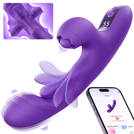Three-in-One Tapping App-Controlled Vibrator