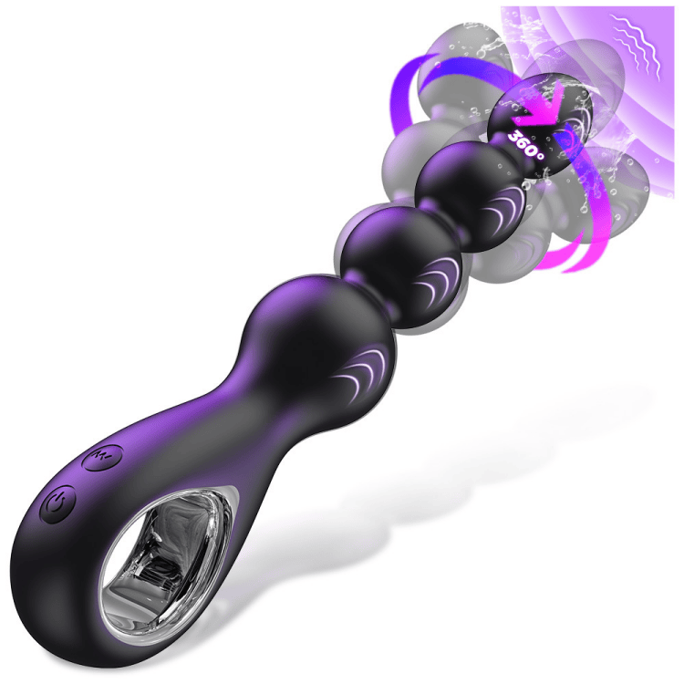 Rotating Pull Ring String Bead Prostate Vibration