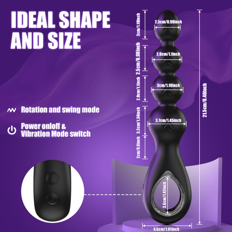 Rotating Pull Ring String Bead Prostate Vibration - Image 3