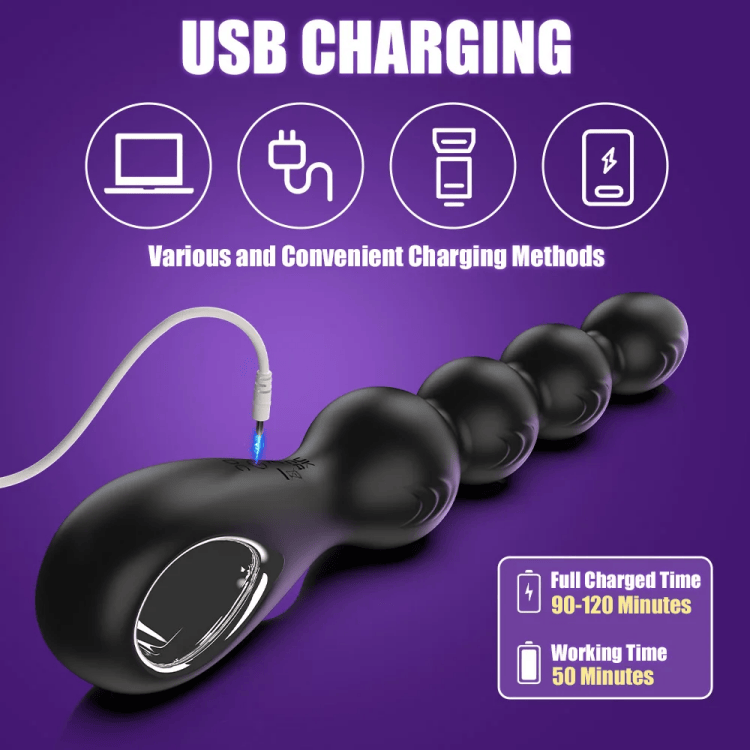Rotating Pull Ring String Bead Prostate Vibration - Image 5