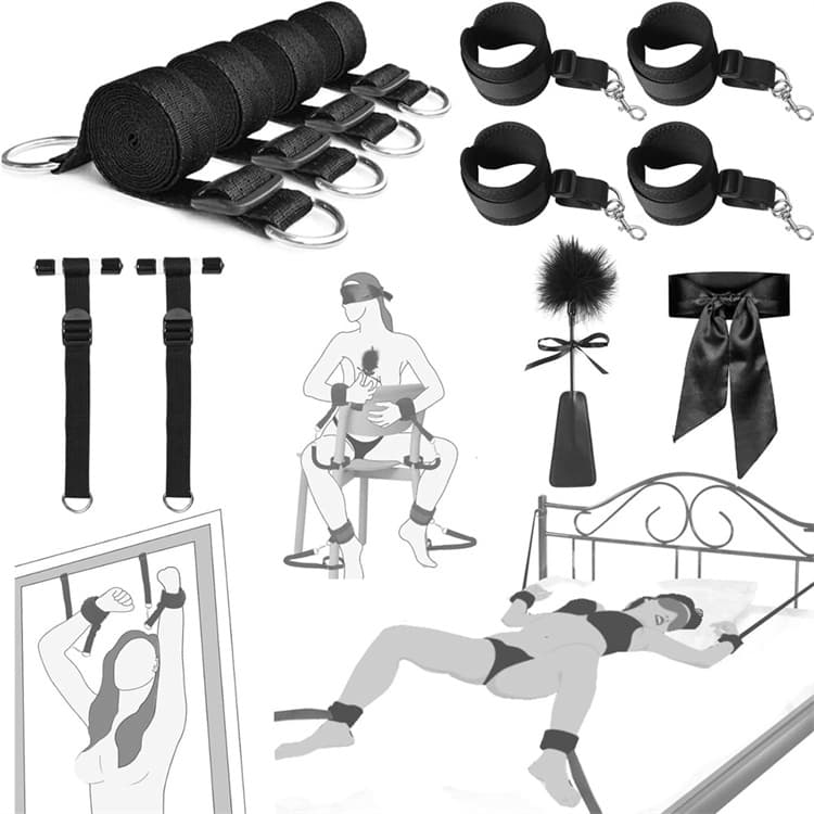 Adjustable Bed Restraint Kit with Accessories