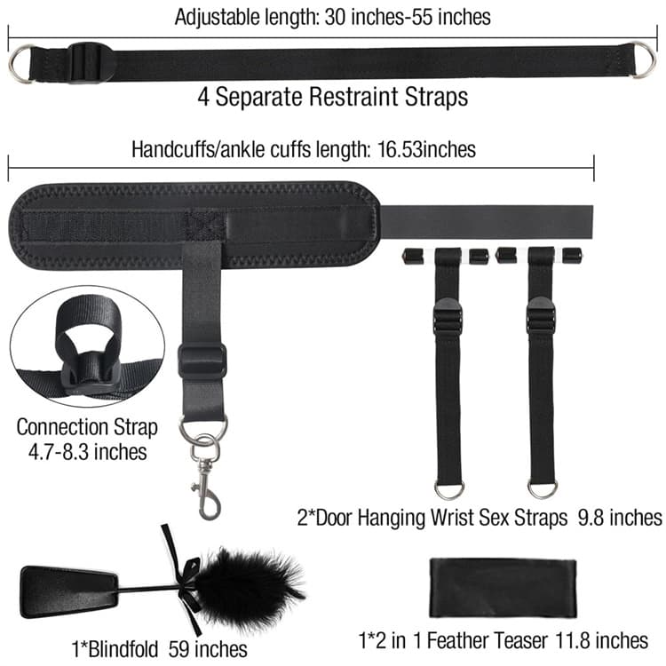 Adjustable Bed Restraint Kit with Accessories - Image 4