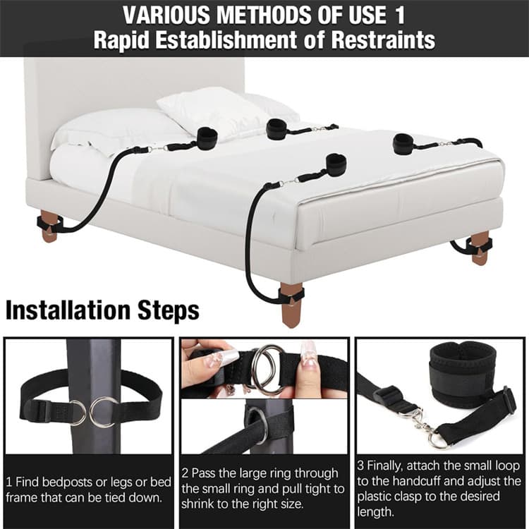 Adjustable Bed Restraint Kit with Accessories - Image 5