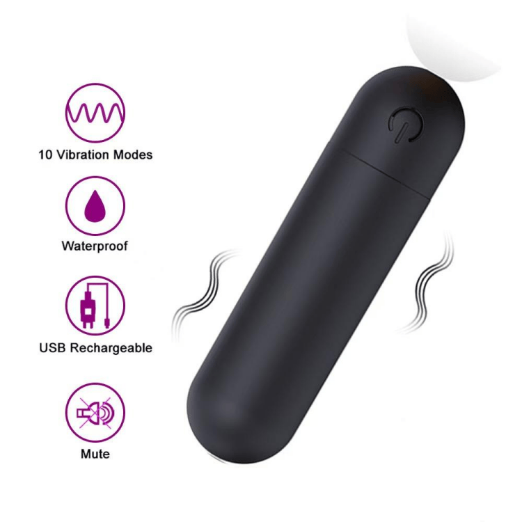 Rechargeable Mini Bullet Vibrator for Women - Image 6