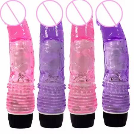 Cheap Price Single Speed Vibrator Jelly Dildo