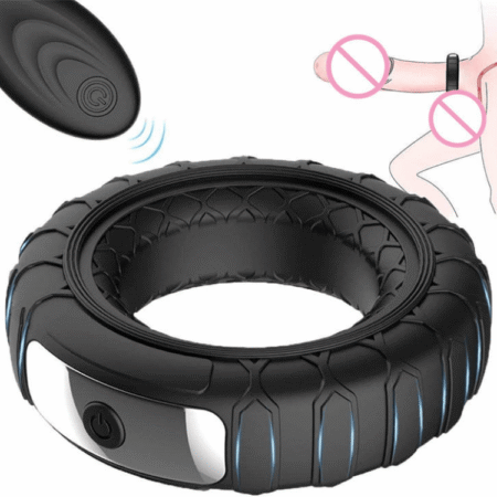 Silicone Vibration Lock Ring for Men