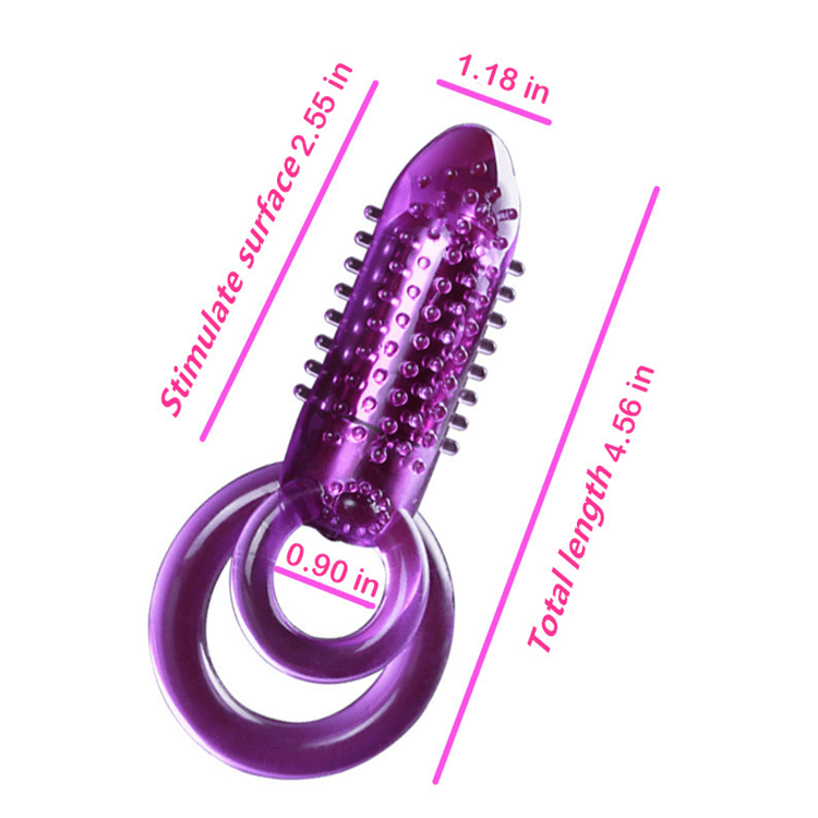 Delay Ejaculation Clitoral Vibrator Penile Ring for Couples - Image 3