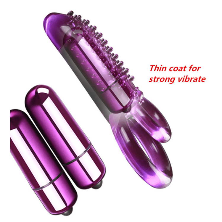 Delay Ejaculation Clitoral Vibrator Penile Ring for Couples - Image 4