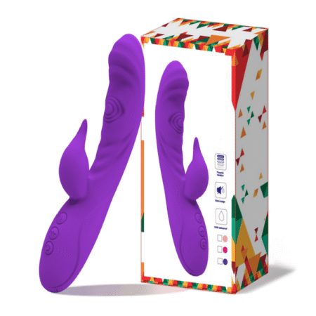 3 in 1 Finger Patting Rabbit Vibrator Sex Toys for Adult
