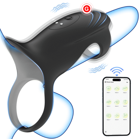 Vibrating Ring with Delay Locking for Male Delayed Ejaculation