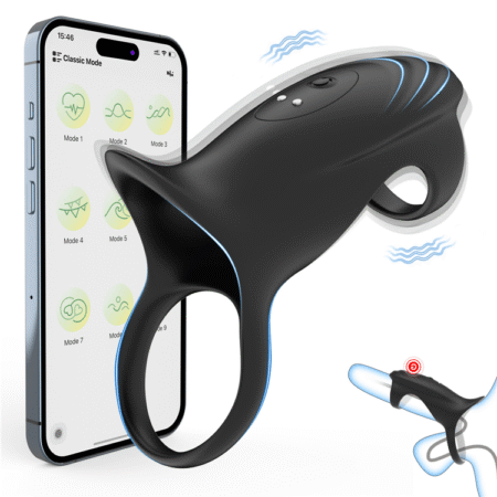 Vibrating Ring with Delay Locking for Male Delayed Ejaculation