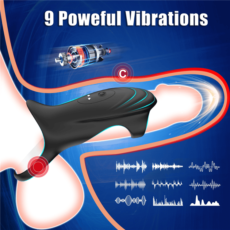 Vibrating Ring with Delay Locking for Male Delayed Ejaculation - Image 3