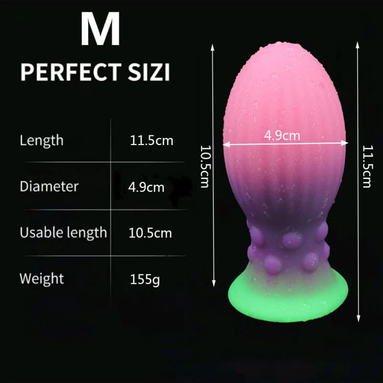Luminous Big Anal Plug Dragon Egg Dildos For Women - Image 3