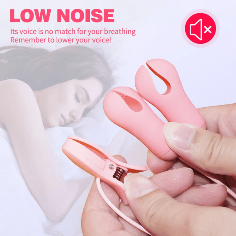 Nipple Clitoral Stimulation Breast Clips Clamp Vibrator for Women - Image 5