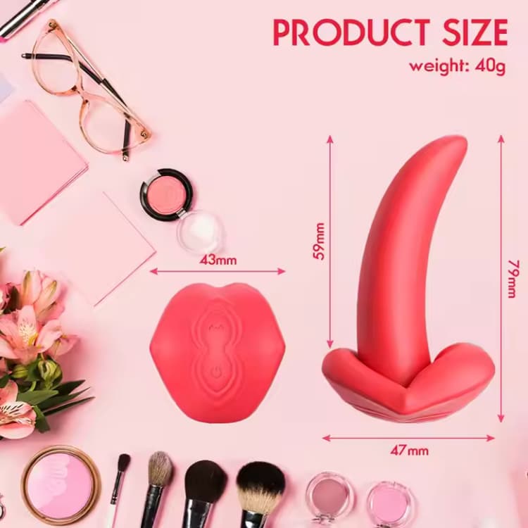 Oral Sex Simulator Realistic Lips Tongue Vibrator - Image 5
