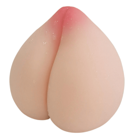 Soft Peach Shape Breast Masturbation Cup for Men