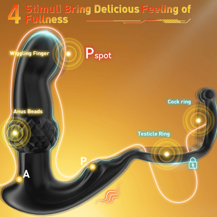 Prostate Massager Anal Plug Vibrator with Remote Control - Image 3