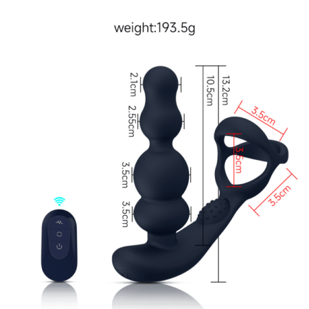 Men Prostate Massager Wearing Beads