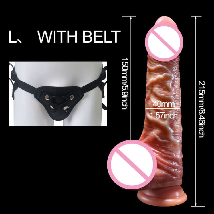 Realistic Dildo Dual Layer Sliding Skin - Image 4