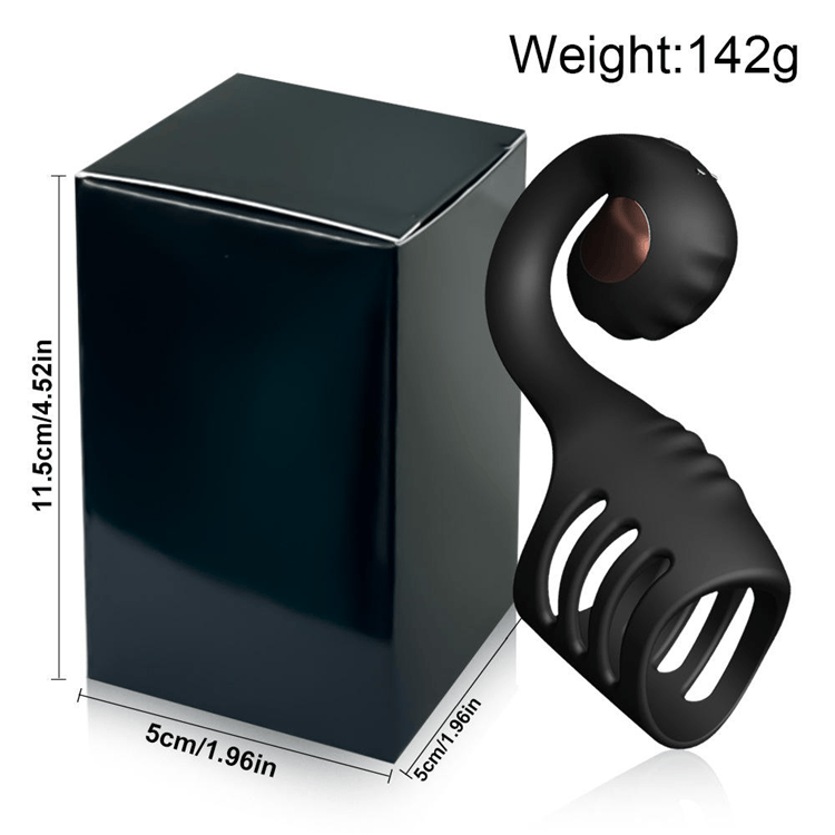 Snail-shaped Vibration Lock Ring for Couples - Image 3