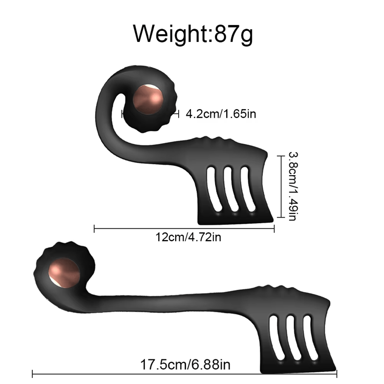 Snail-shaped Vibration Lock Ring for Couples - Image 2