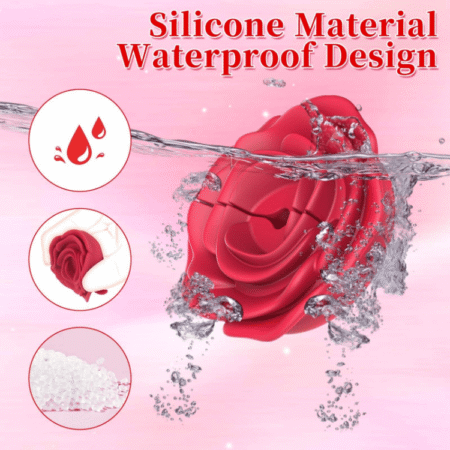 Gelances Rose Nipple Clamps Vibrator Sex Toys